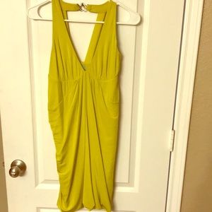 Lime green dress